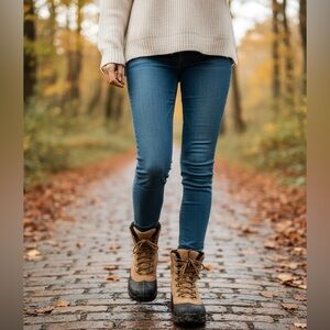 In Motion Unisex Insulated Leather Water Resistant Boots  